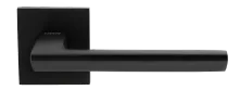 Ручка для дверей на розетці STEEL A-2021 BLACK