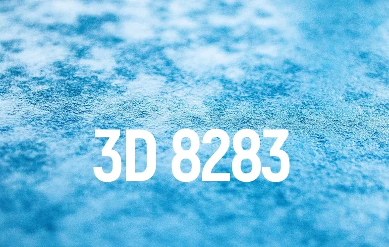 Армована мембрана, 3D Premium Collection, Blue 8283, 1,65 з лаковим покриттям — фото 2