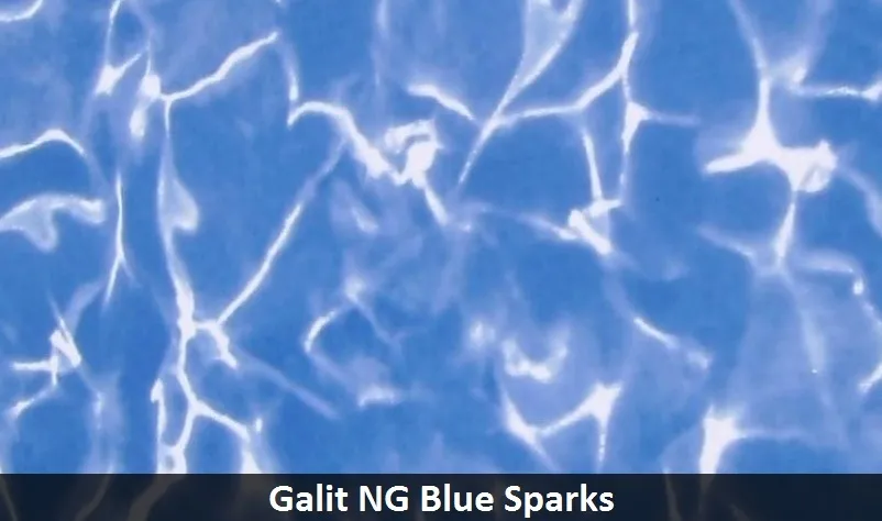Reinforced membrane OgenFlex, Galit NG Blue Sparks, 1.65, lacquer coated — photo 1