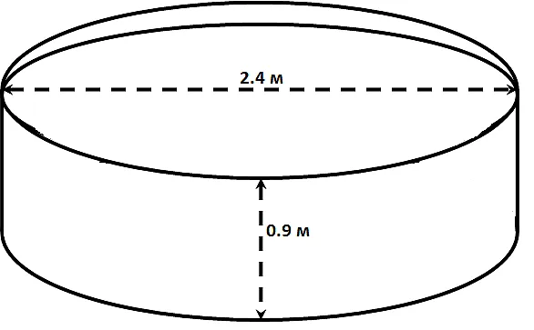 Басейн каркасний 2.4х0.9м з фільтром 2000, AZURO BASIC — фото 5