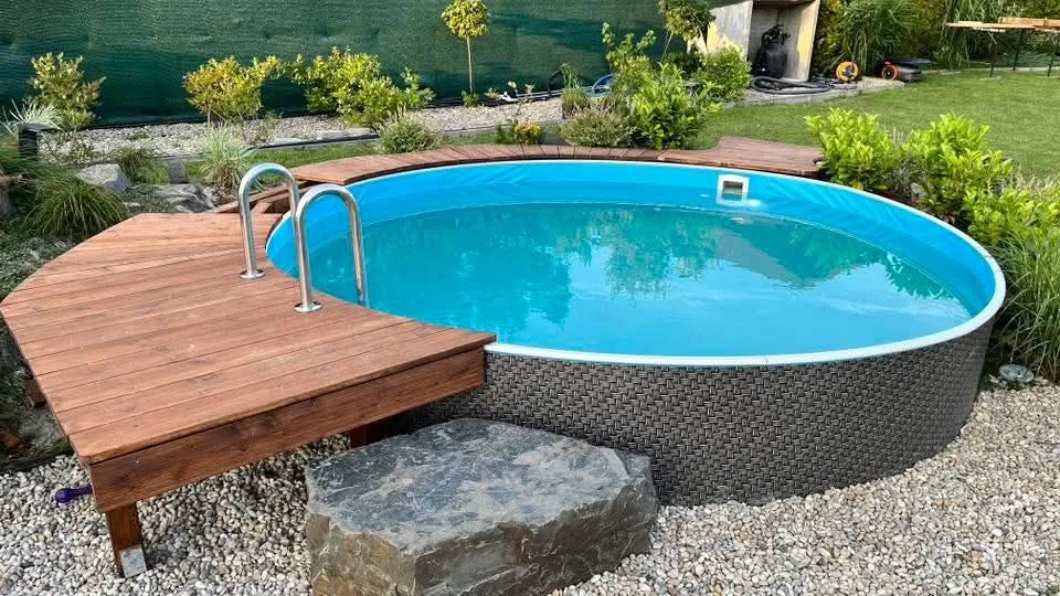 Басейн каркасний 3.6х1.2м без фільтру, AZURO RATTAN — фото 6