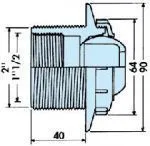 Side jet for tile, convex, 22 mm nozzle — photo 2