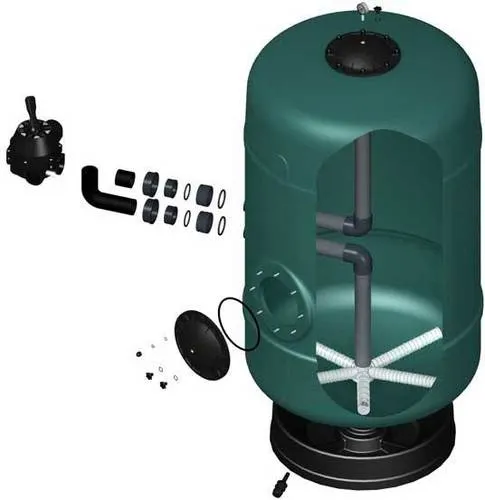 Filter series D.900 mm, 22-32 m³/h, 63 mm, filtration bed height 1 m, with valve — photo 4