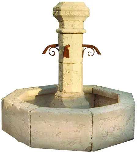 MINI VILLAGE garden fountain, Pierre shade
