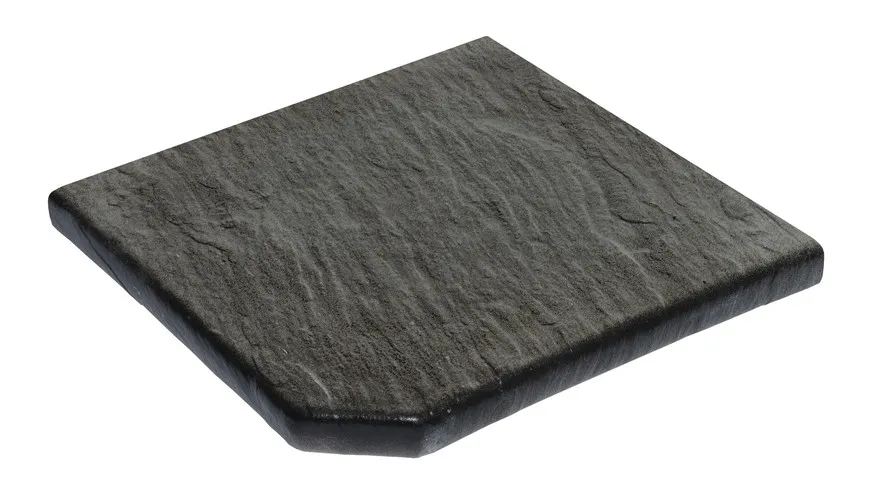 Камінь 33, кут зовнішній 33х33х3,5 гострий, NOVASCHISTE, тон Anthracite