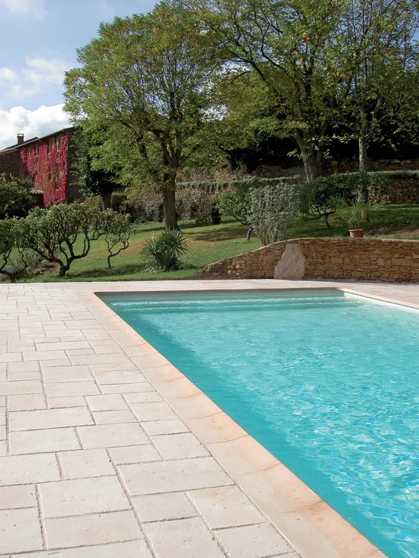 Terrace stone 50x50x2.5 cm CLUNI, Colombier tone — photo 2