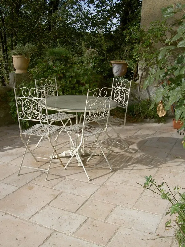 Terrace stone 50x50x2.5 cm CLUNI, Colombier tone — photo 3