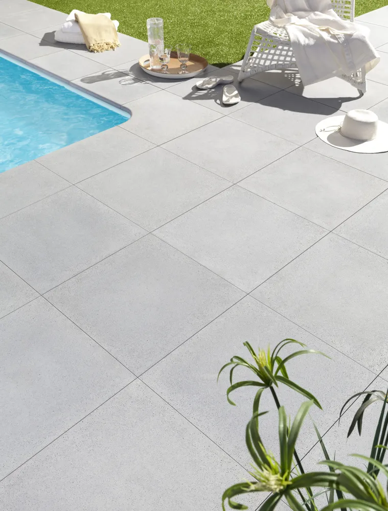 Terrace stone 50x50x3.5 cm, Rustique bullee range, Gris tone, m² — photo 5