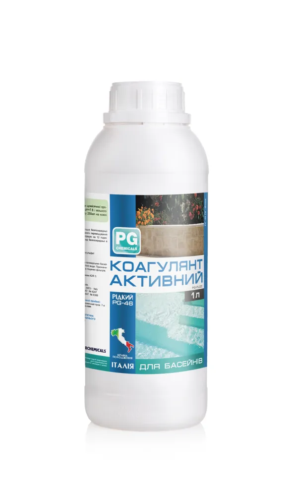 Коагулянт активный 1 л (Италия), жидкость, 065020