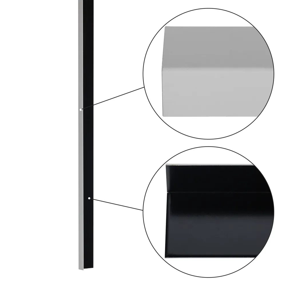 Outer mounting angle 5x3 cm, per linear m, metal/PVC — photo 1