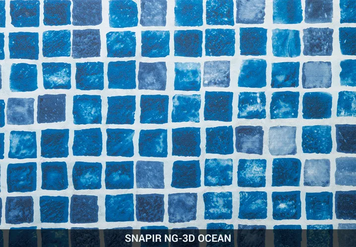 Мембрана мозаїчна Snapir 3D OCEАN, 1.65м з лаковим покриттям, армована OgenFlex — фото 1