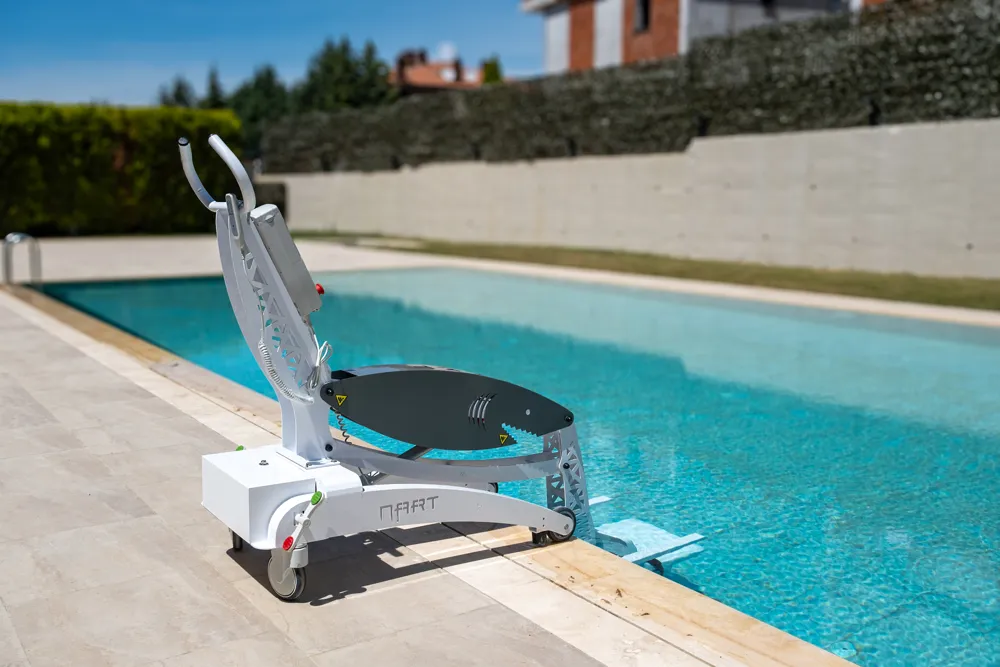 Мобильный подъёмник-лифт для бассейна Nart Shark Pool Lift — фото 2