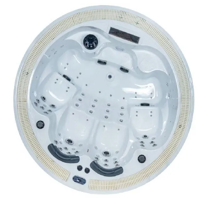 Overflow hot tub spa BS-391, 230x90 cm, 5 seats, 1700 L — photo 3
