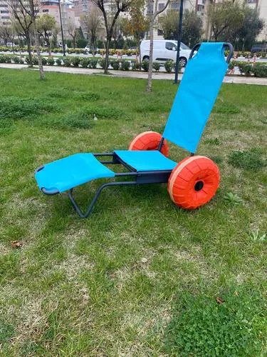 Пляжне крісло-шезлонг на 2 колеса, Beachstar — фото 3