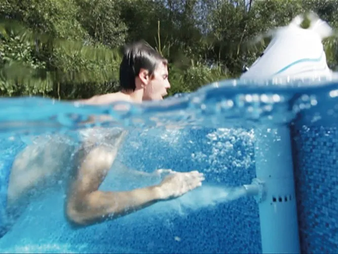 Противотечение NEW AquaJet 50, 50 м³/ч (Чехия) Azuro, 1.1 кВт, 220 В, навесное с LED освещением — фото 5