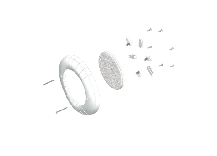 White spotlight 4500 lm, 252 LED, surface-mounted basic 50 W, 12 V, SlimLED 120°, without mounting kit — photo 3