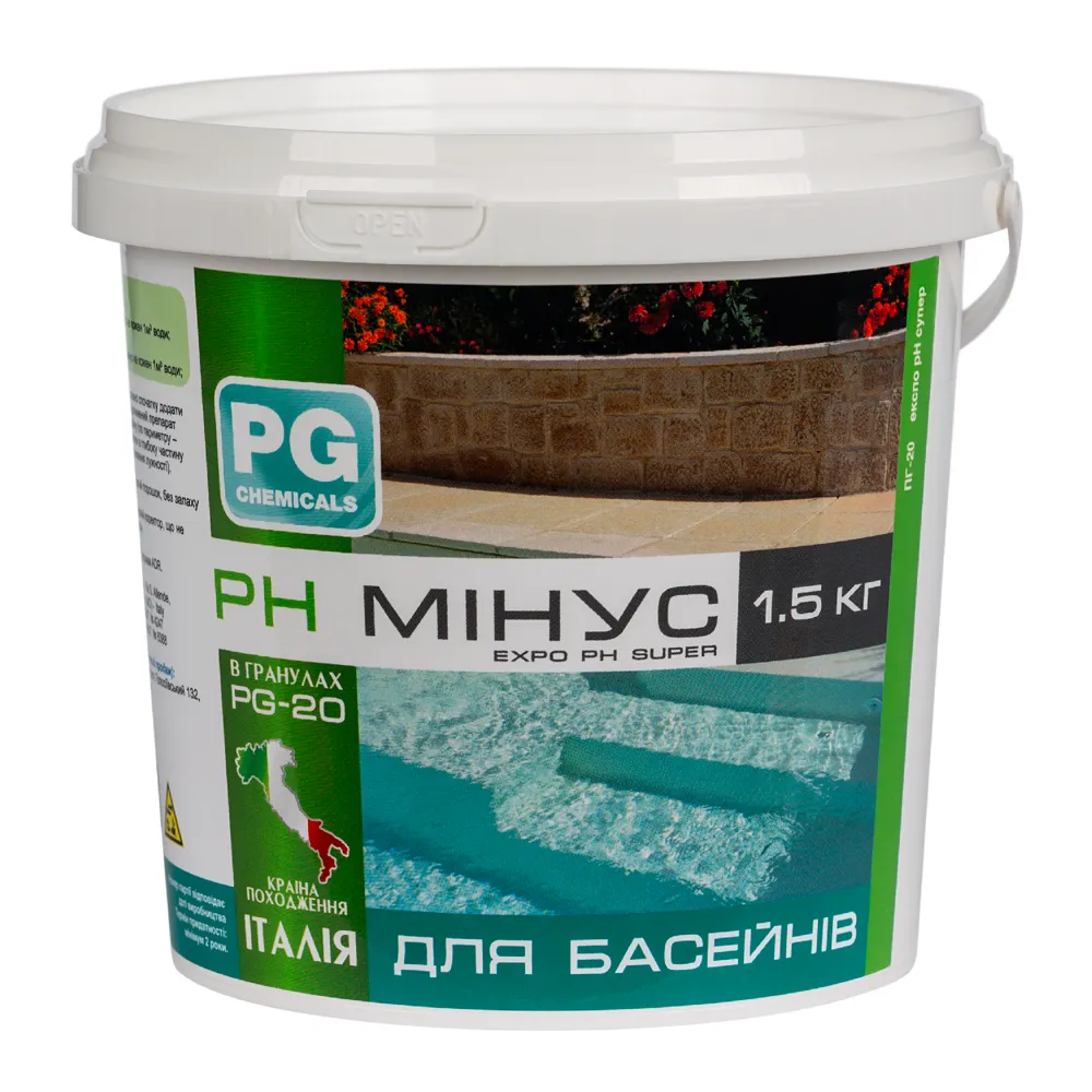 РН мінус 1.5кг (Італія) в гранулах з буферним ефектом, 062001 — фото 1