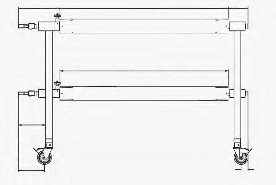 Reel Neptune max 10x25 m (France), 2 shafts, for heat-retaining cover — photo 3