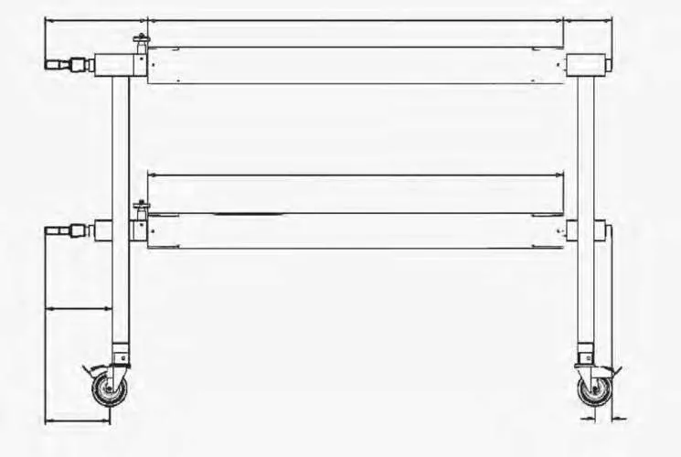 Neptune reel, max 16x25 m (France), 2 shafts, for heat-retaining cover — photo 3