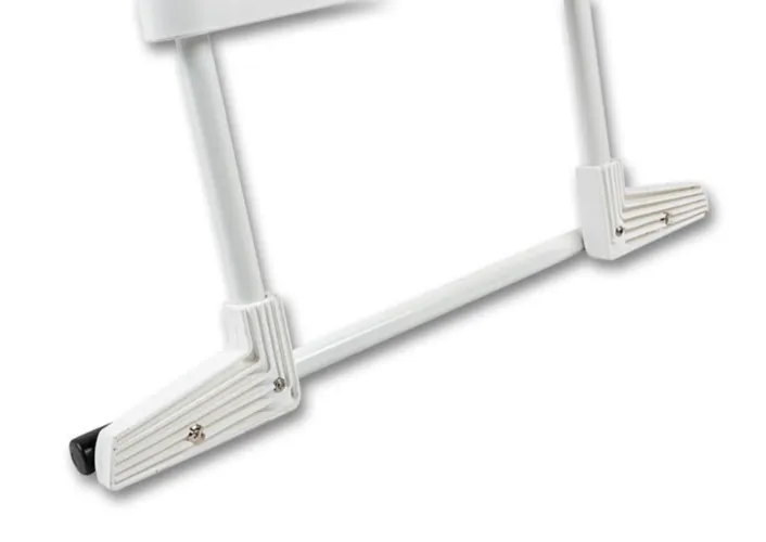 Galvanized lacquered 4-step ladder with platform for pools up to 1.4 m high, Mountfield — photo 2