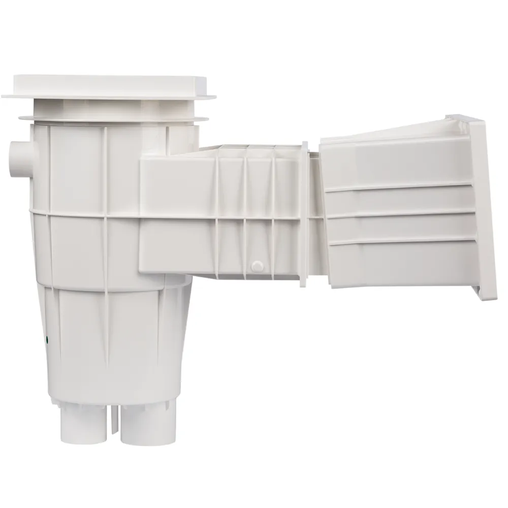 LUX wide-mouth skimmer for composite pools, with brass inserts — photo 3