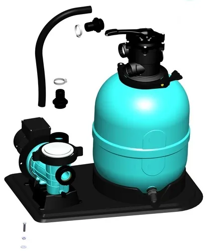Filtration station 15 m³/h, 615 mm for 150 kg of sand, 0.77 kW, "PREMIUM" — photo 2
