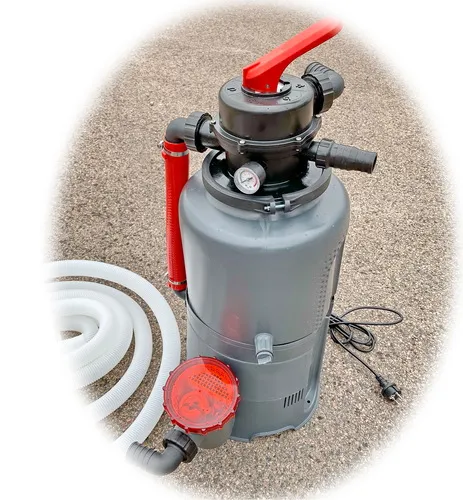 Filtration station 6 m³/h, for 18 kg of sand, Azuro — photo 4