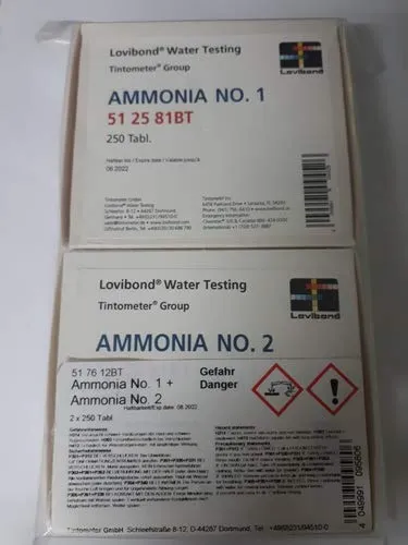 Таблетки Аммиак для компаратора №1 и №2, цена за блистер 10+10 табл., Lovibond (Германия) — фото 2