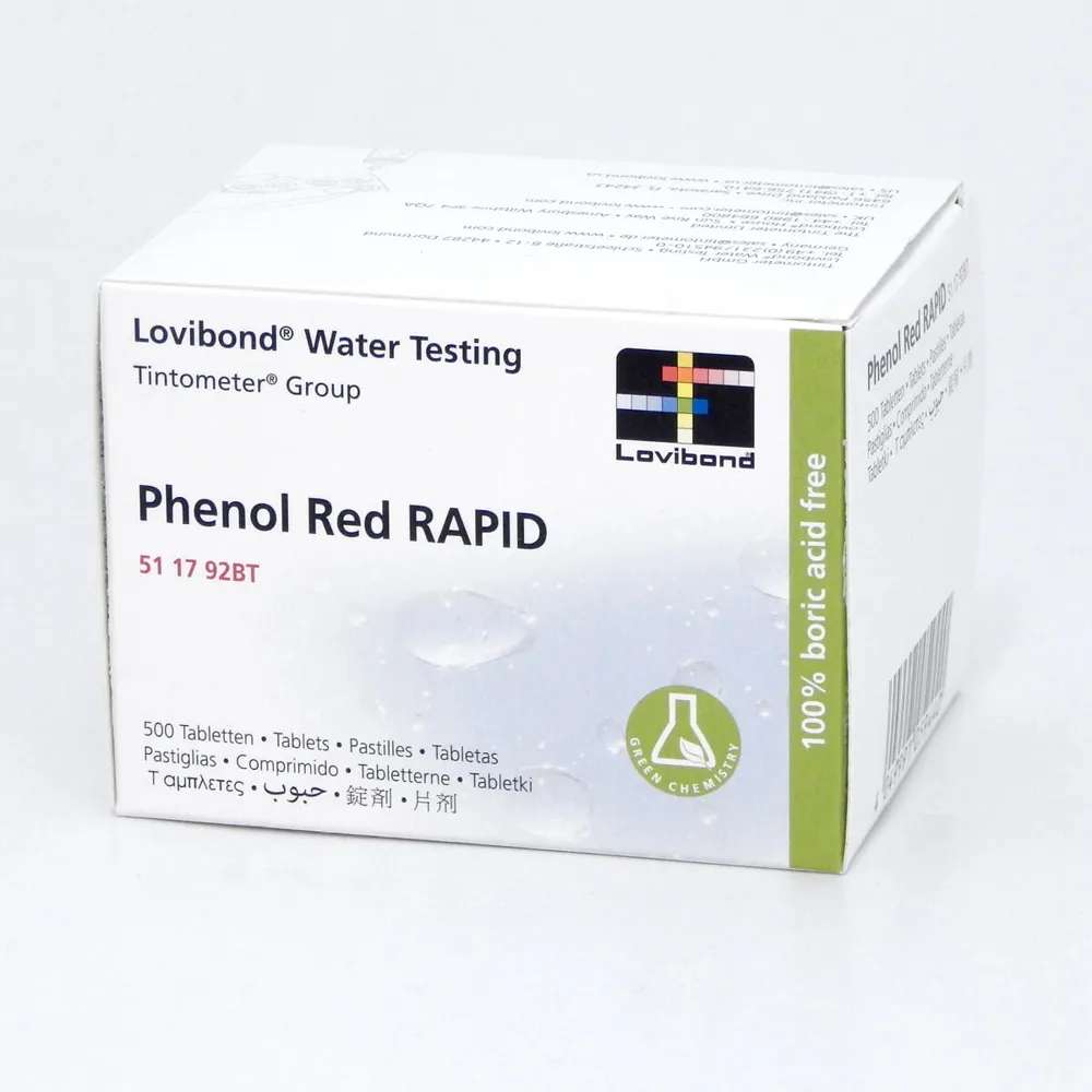 Tablets for manual pH. Price per blister of 10 tablets (500 tablets per box), Lovibond (Germany) — photo 1