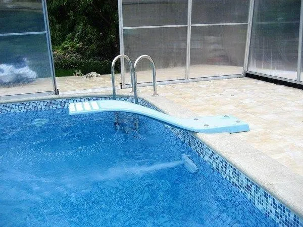 Pool diving board 1.6 m, polyester and fiberglass — photo 2