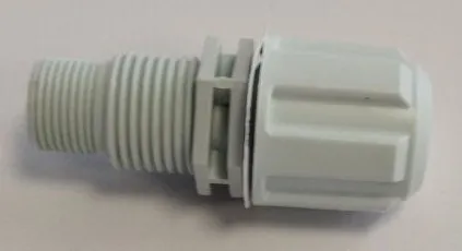 Universal injection valve (3/4" and 1/2" thread for 6/8 tube) for dosing stations — photo 2