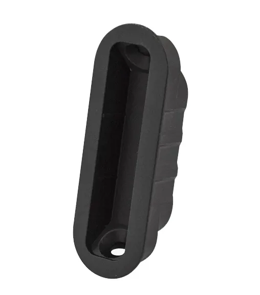AGB strike plate for magnetic lock, black