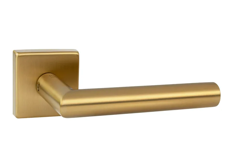 Almar ALBA handle on square rose, satin brass