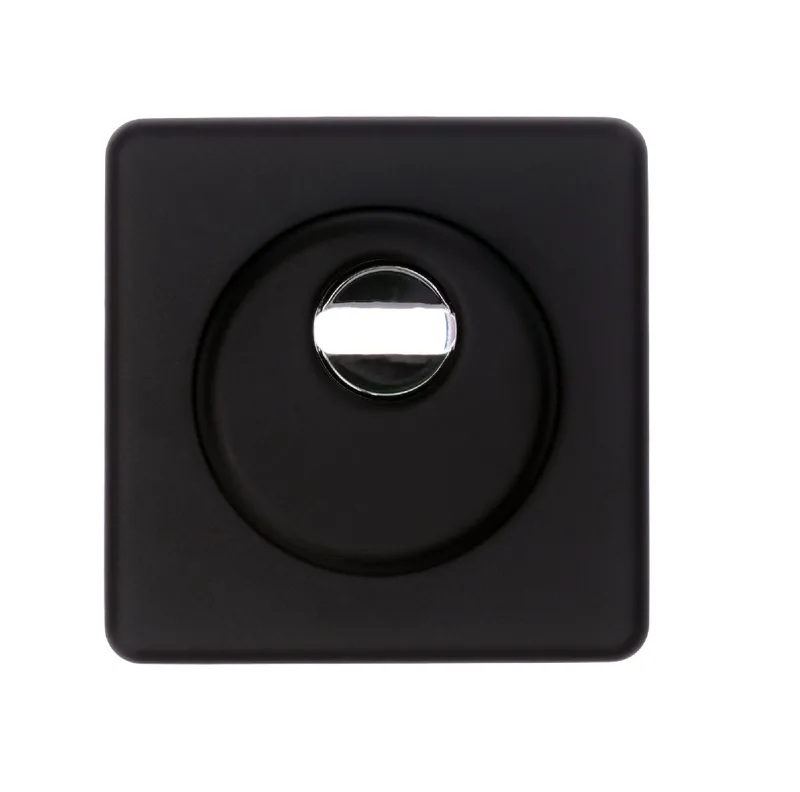 Cipierre armoured escutcheon (protector), 310С, square, matt black