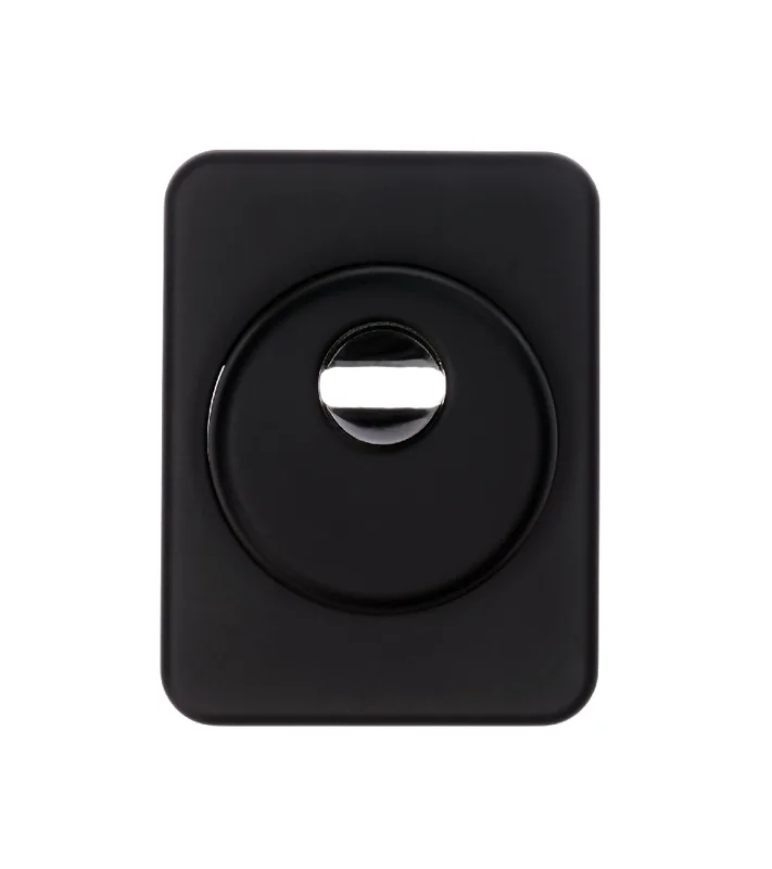 Cipierre armoured escutcheon (protector), 310С, rectangular, matt black