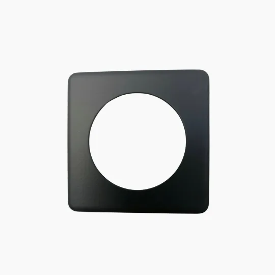 Cipierre decorative cover for protector, square, black