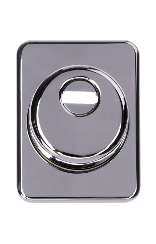 Cipierre armoured escutcheon (protector), “Surprise” 328SV, rectangular, polished chrome