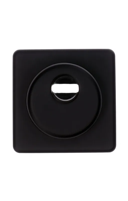 Cipierre armoured escutcheon (protector), “Surprise” 327QSV, square, matt black