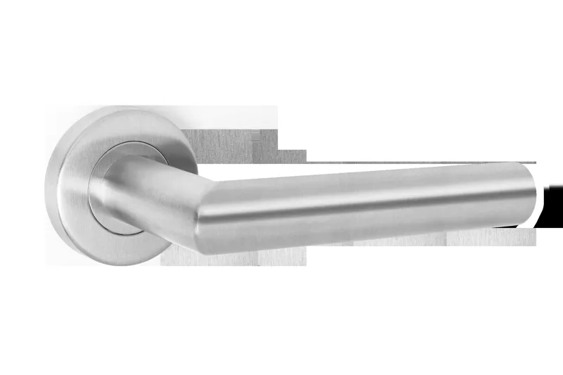 Elephant handle on round rose 22, stainless steel
