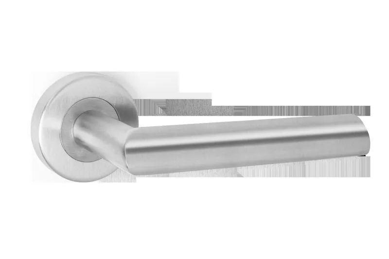 Elephant handle on round rose, stainless steel