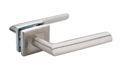Elephant handle on square rose, stainless steel