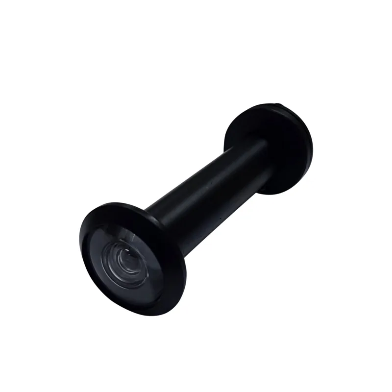 Elephant door viewer, round, black