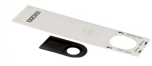 Cover plate for GEZE TS 500 NV floor spring