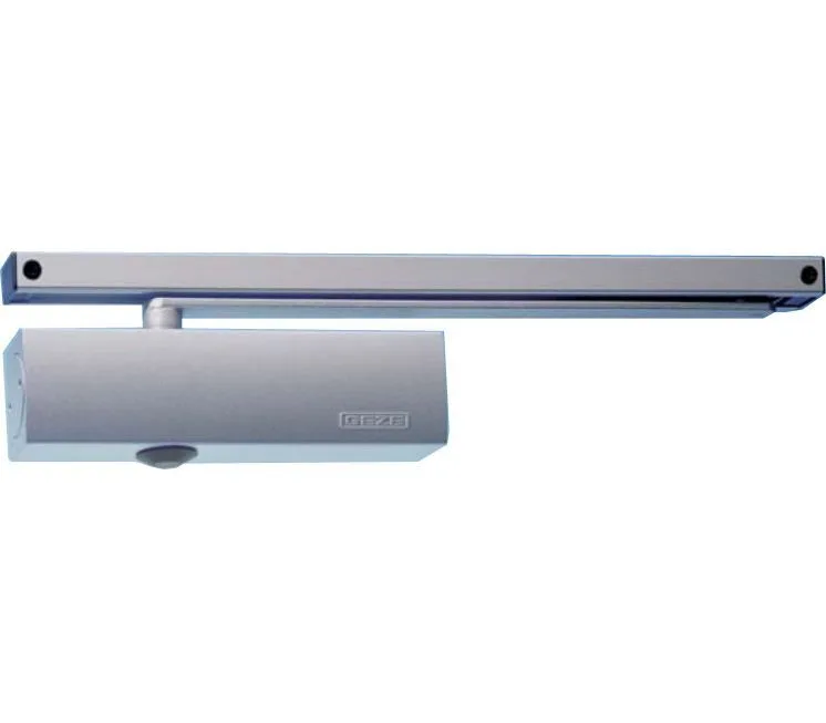 GEZE TS 3000 VBC door closer with slide arm, silver
