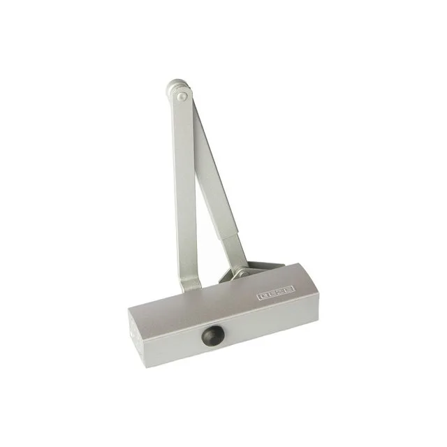 GEZE TS 1500 door closer with scissor arm, silver