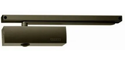 Дотягувач GEZE, TS 5000, зі слайдовою тягою, коричневий