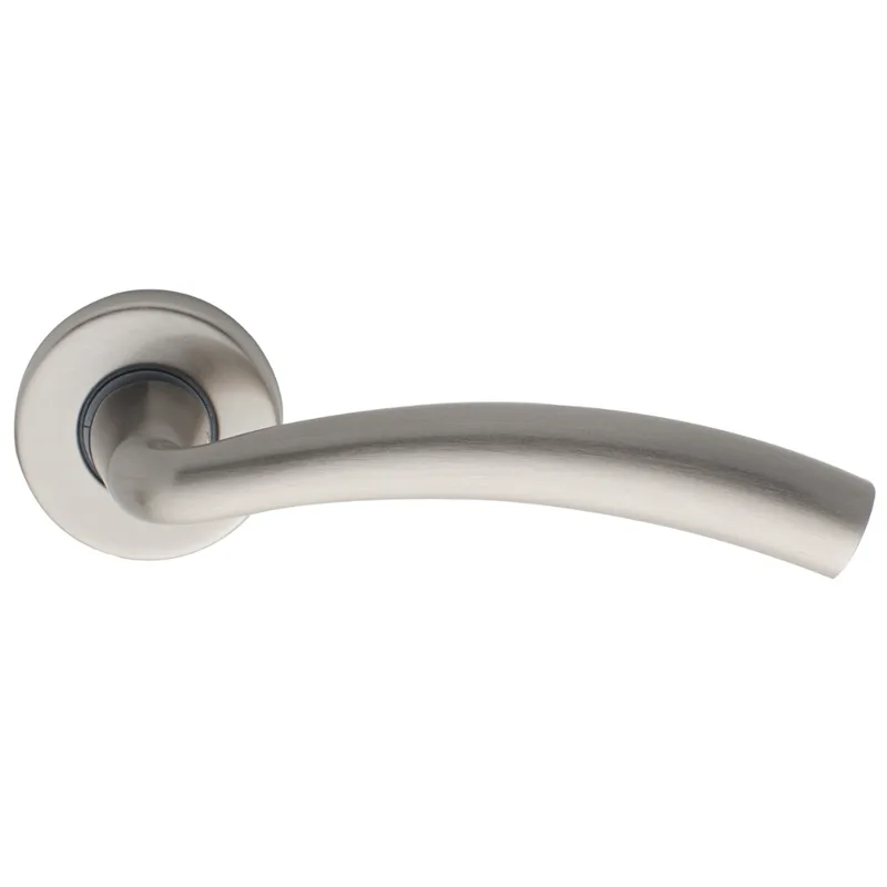 Ilavio 306 handle on round rose, satin nickel