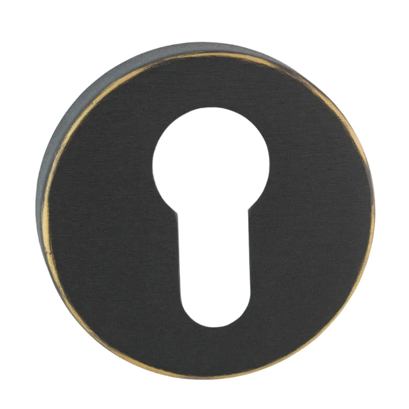 Ilavio 1110 PZ cylinder escutcheon, dark bronze