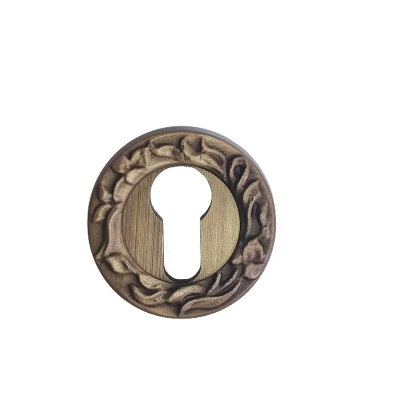 Linea Cali 113 PZ cylinder escutcheon, patina