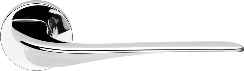 Linea Cali Wind handle on round rose 23, chrome